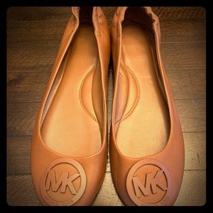 MICHAEL Michael Kors Lindsay Leather Ballet Flats